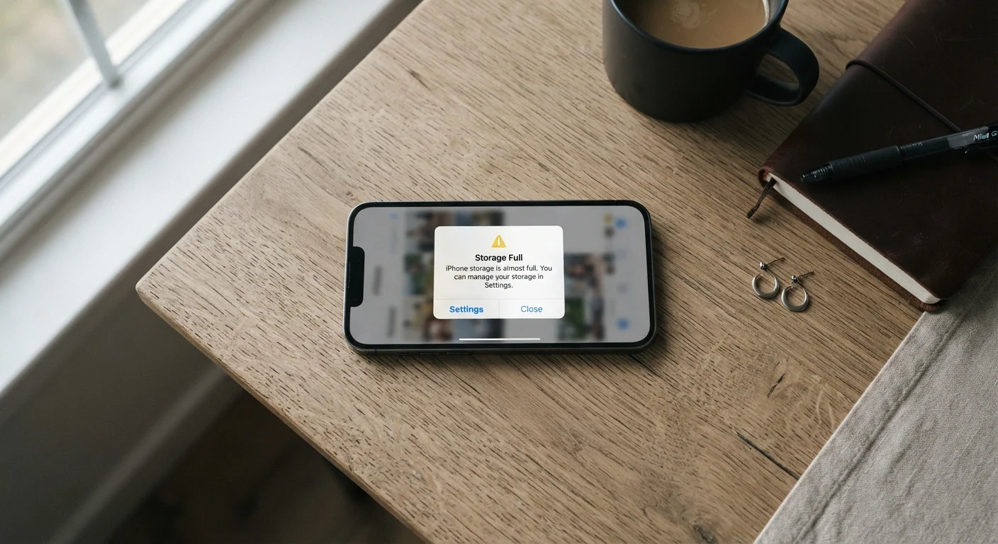 Cell Phone Storage Is Full — What Actually Happens to Your Data