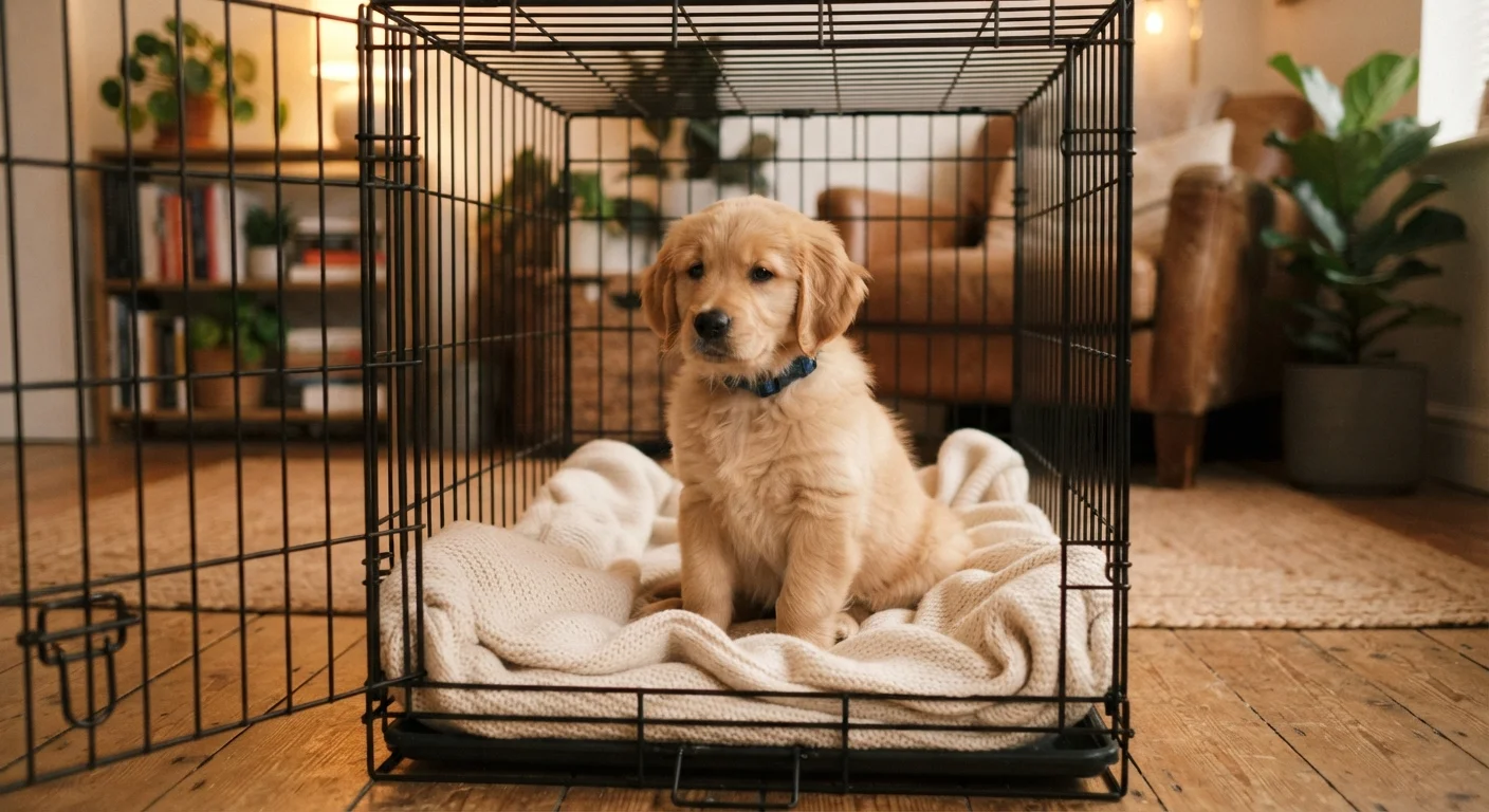Crate Training a Puppy Without the Crying
