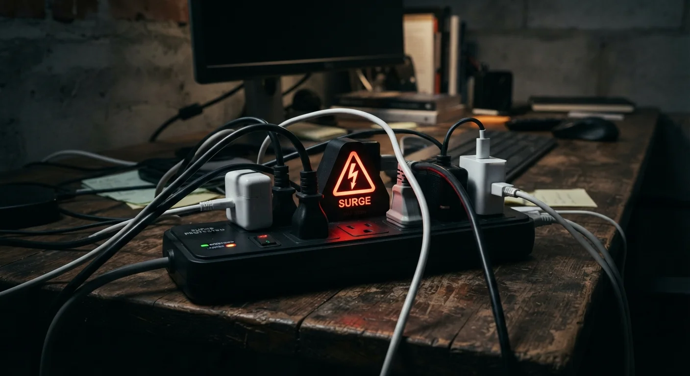 Everything Plugged Into a Power Strip Isn't Protected From Surges