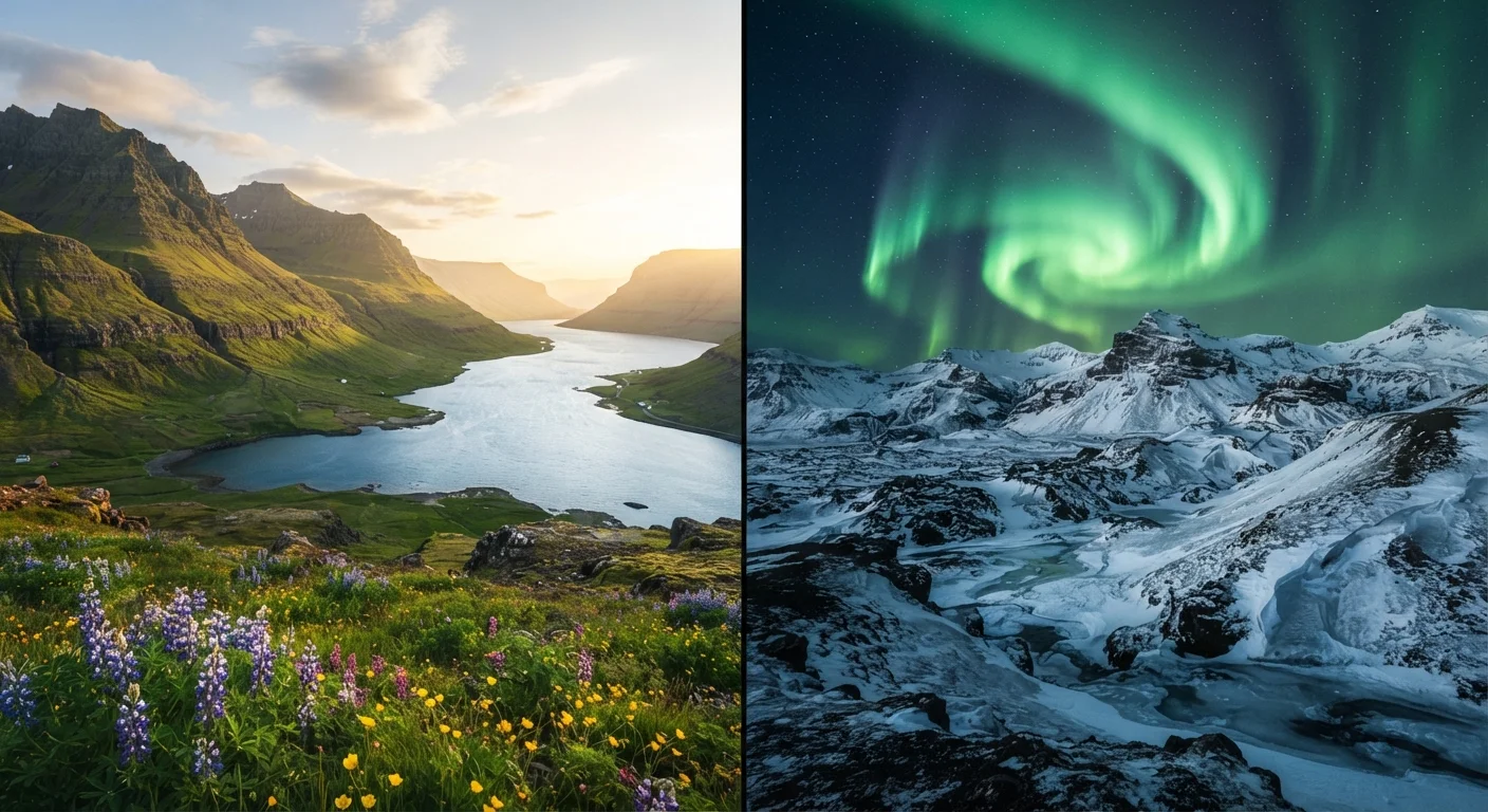 Iceland in Winter vs. Iceland in Summer: The Same Country, Two Different Worlds