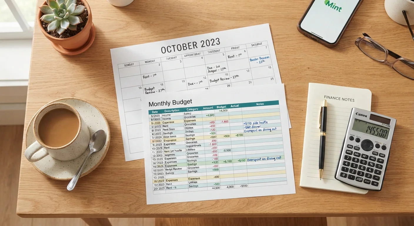 Monthly Budget Review Checklist