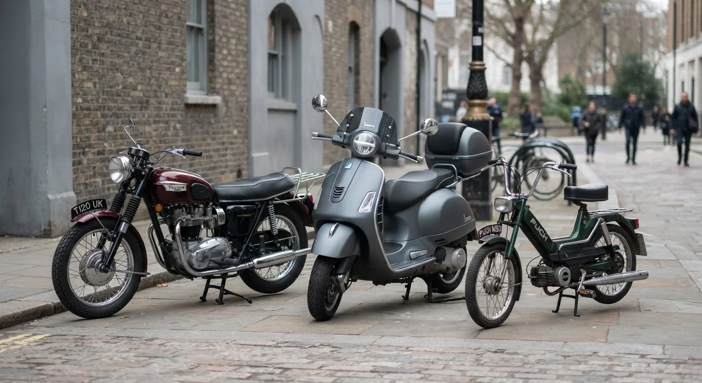 Motorcycles, Scooters, and Mopeds: Where the Legal and Mechanical Lines Are Drawn