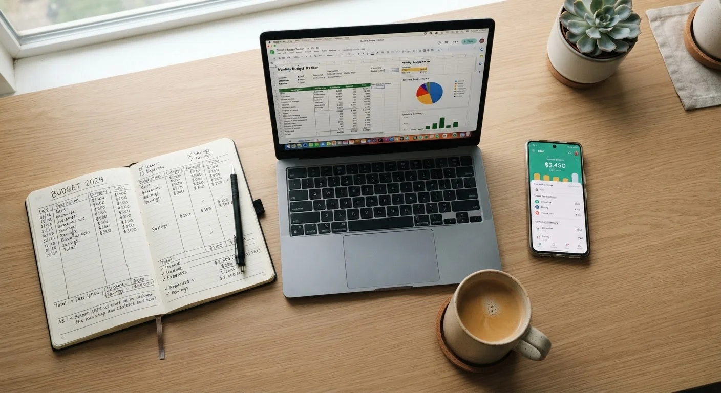 Paper Budget, Spreadsheet, or App: What Each Method Actually Costs You in Time and Effort