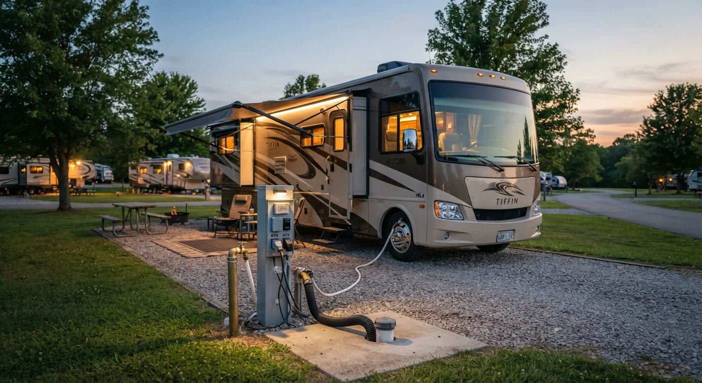 RV Hookups Decoded: What Shore Power, Water, and Sewer Connections Mean at a Campsite