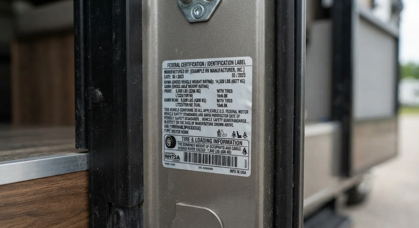 RV Weight Ratings Explained: GVWR, GAWR, and Why They Matter for Safety
