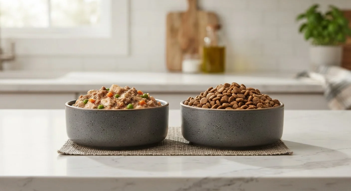 Wet Food vs. Dry Food: What the Nutritional Differences Actually Mean